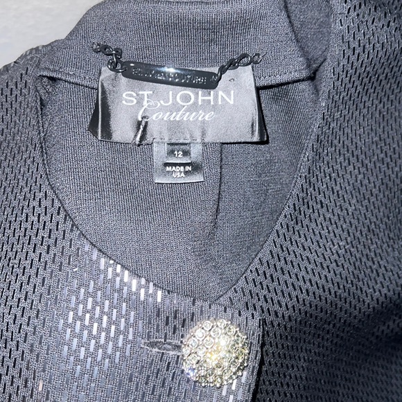 St. John Sequin Evening Coat - Picture 7 of 10